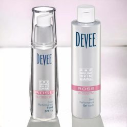 DEVEE Rose Blossom DUO Szett – Nappali Fluid SPF 15 & Arctisztító Gél