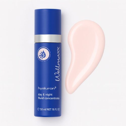 Hyaluronsavas nappali és éjszakai fluid – Wellmaxx Hyaluron⁵ 50 ml hidratáló és anti-aging bőrápolás