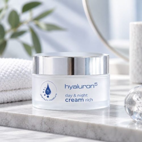 Hialuronsavas arcápolás – Wellmaxx Hyaluron⁵ hidratáló arckrém