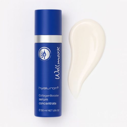 Wellmaxx Hyaluron⁵ CollagenBooster Szérum 50 ml – feszesítő és ráncfeltöltő anti-aging arcápolás