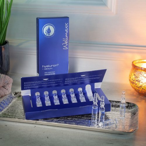 Hialuronsavas arcápolás – Wellmaxx Hyaluron⁵ + Calcium koncentrátum