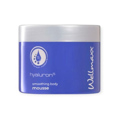 Hyaluronsavas testápoló hab – Wellmaxx Hyaluron⁵ 200 ml hidratáló és ránctalanító testápolás