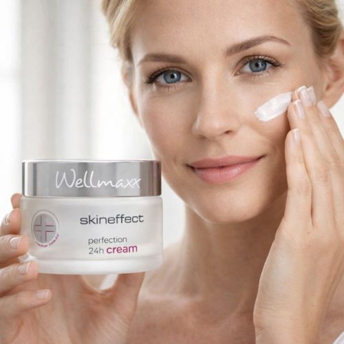 Ránctalanító és feszesítő arckrém használata – Wellmaxx Skineffect 24h Krém