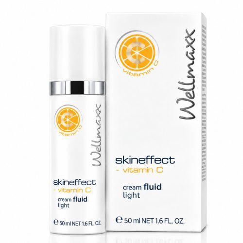 C-vitaminos anti-aging fluid – Wellmaxx Skineffect kollagénvédő arcápolás