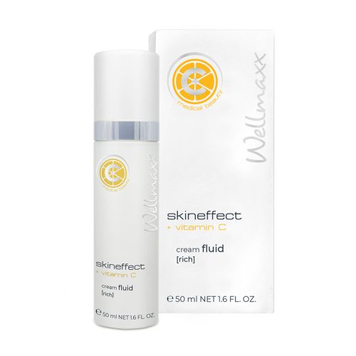 Wellmaxx Skineffect C-Vitaminos Rich Anti-Aging krém 50 ml – tápláló, feszesítő és kollagénvédő ránctalanító formula