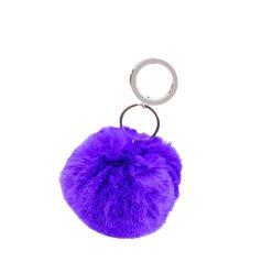 Wellmaxx lila pompon kulcstartó