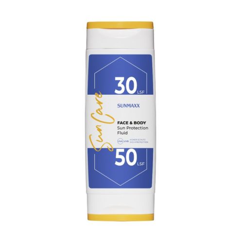 Wellmaxx SunCare fényvédő fluid arcra, testre SPF 30/50 
