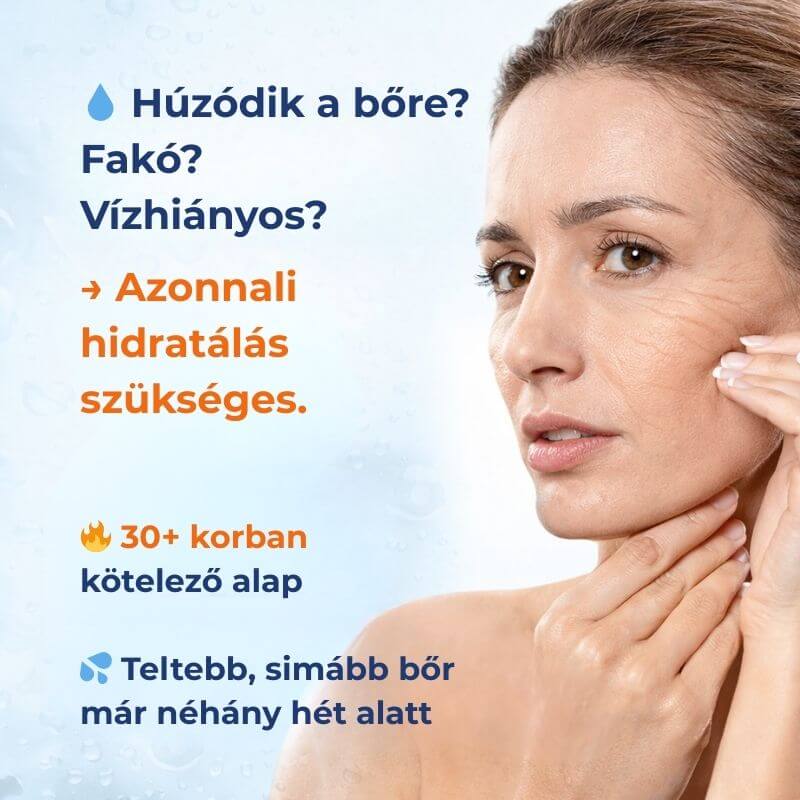 Húzódik a bőre? Fakó? Vízhiányos?