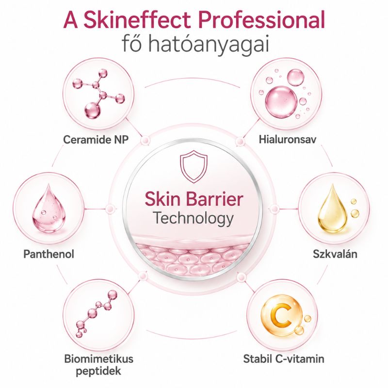 A Wellmaxx Skineffect Professional fő hatóanyagai
